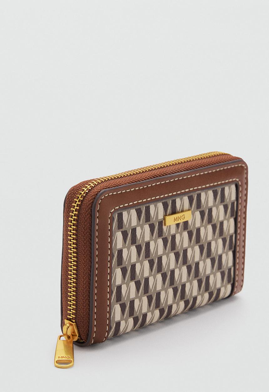 MANGO - Wallet ivan - medium brown