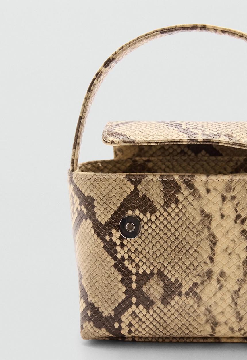 MANGO - Malvi crossbody bag - snakeskin