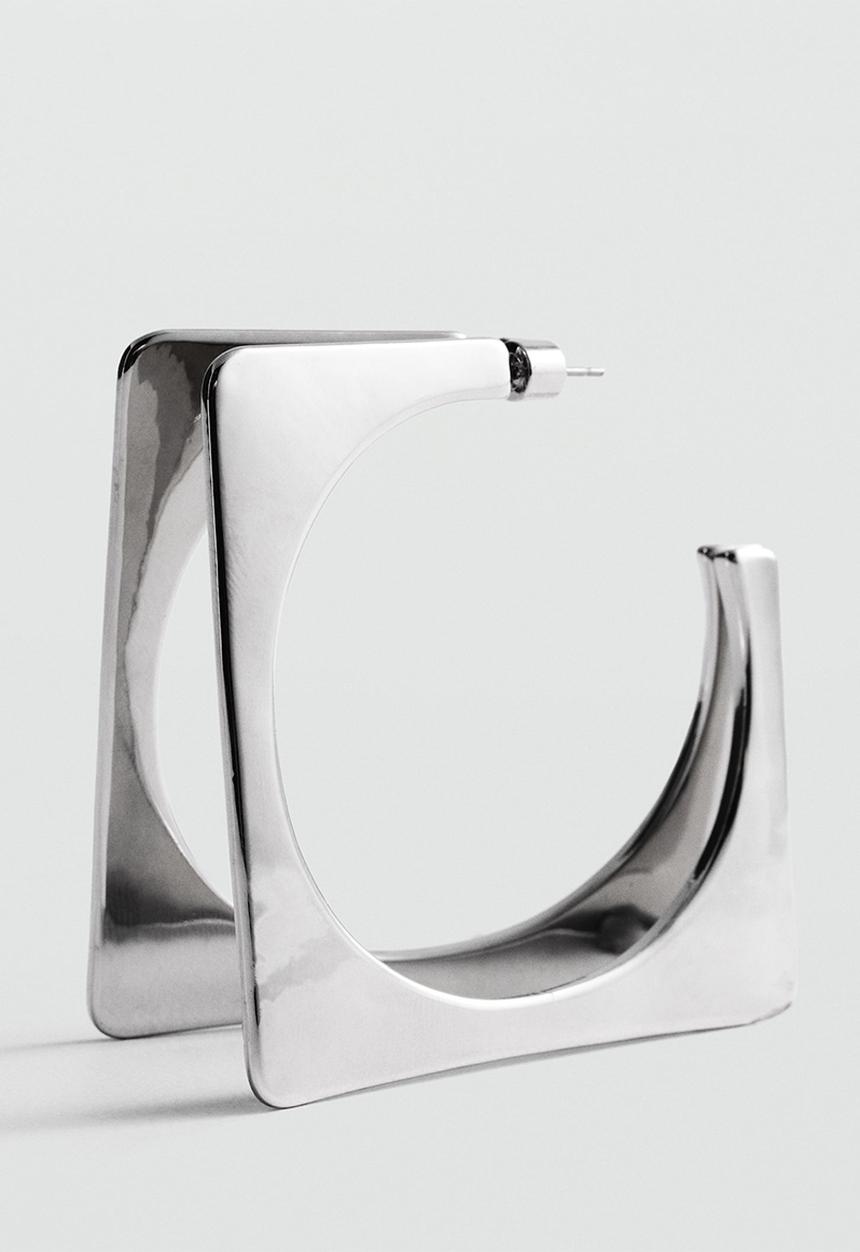 MANGO - Earrings sari-silver