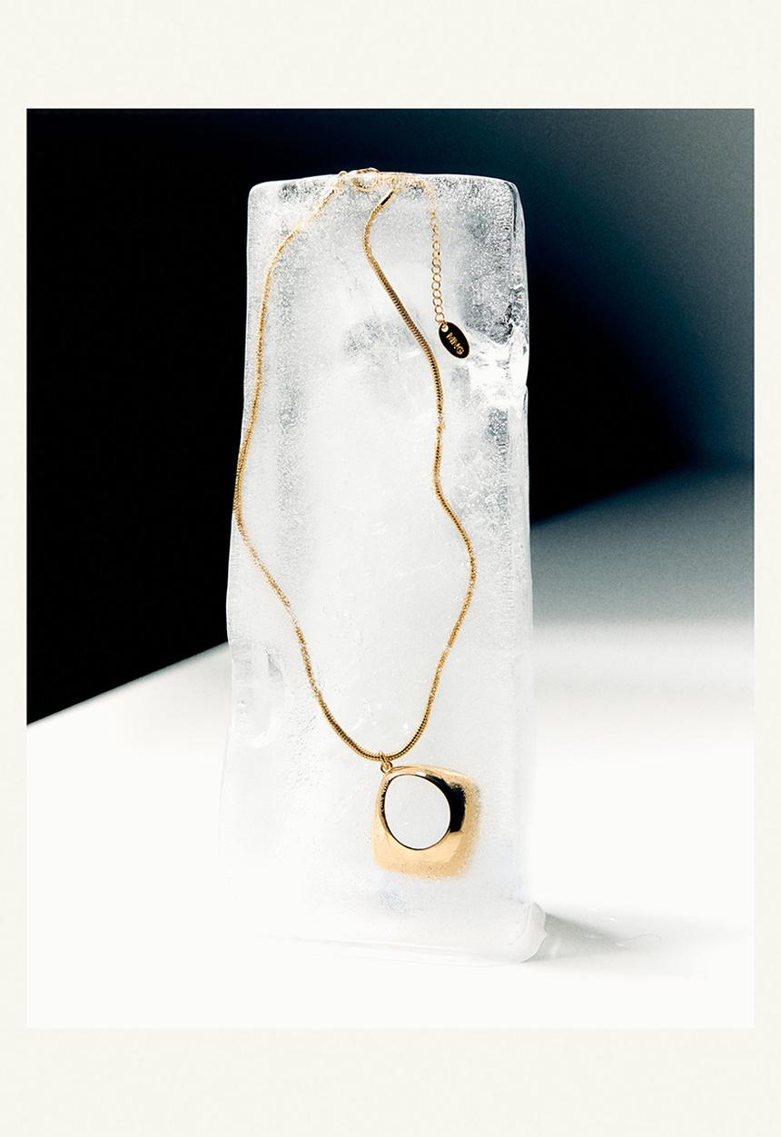 MANGO - Necklace suyen - gold