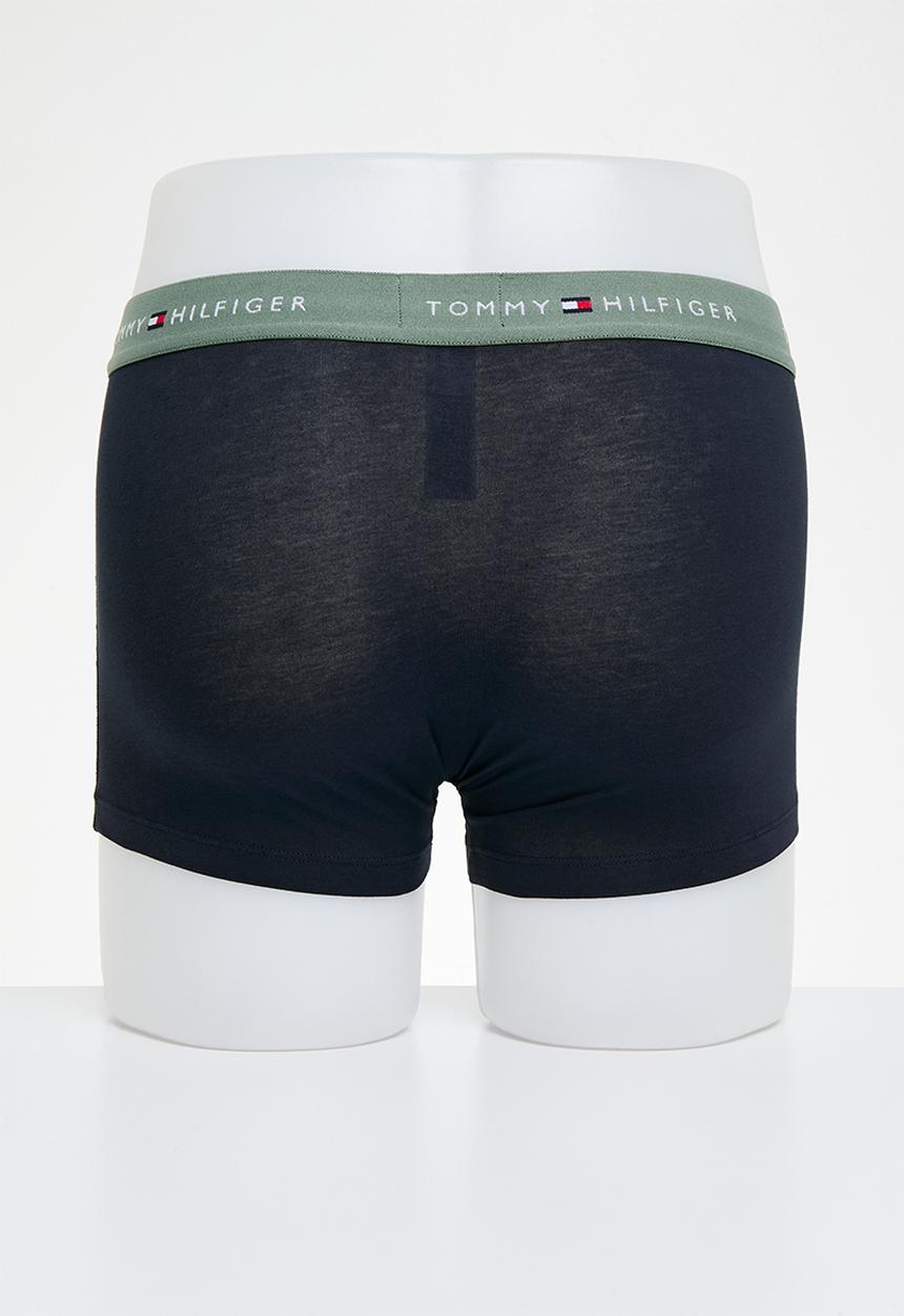 Tommy Hilfiger - 3P WB TRUNK - Stonewash Green/Faded Lime/Col Blue