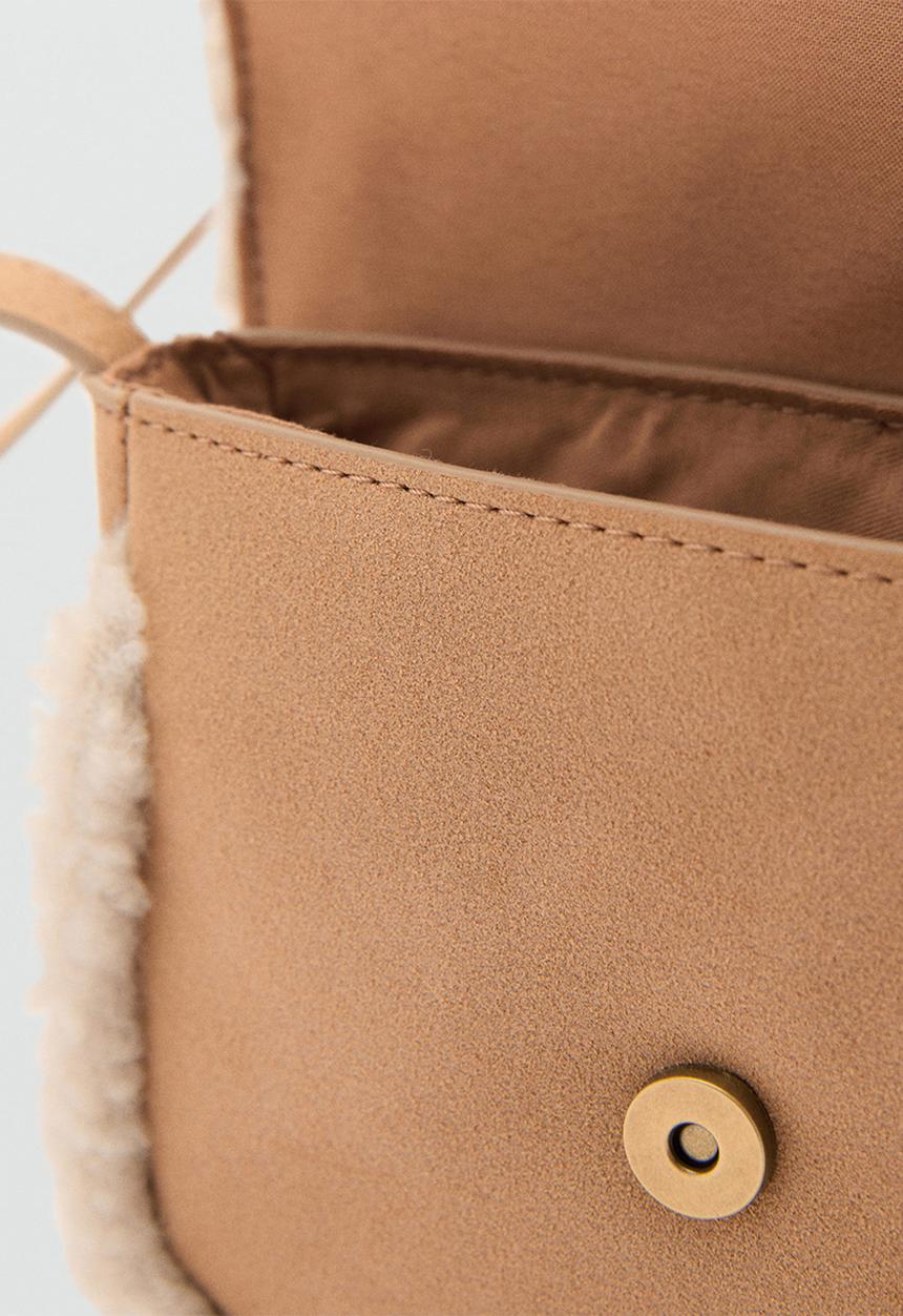 MANGO - Mini bag belty - light/pastel brown