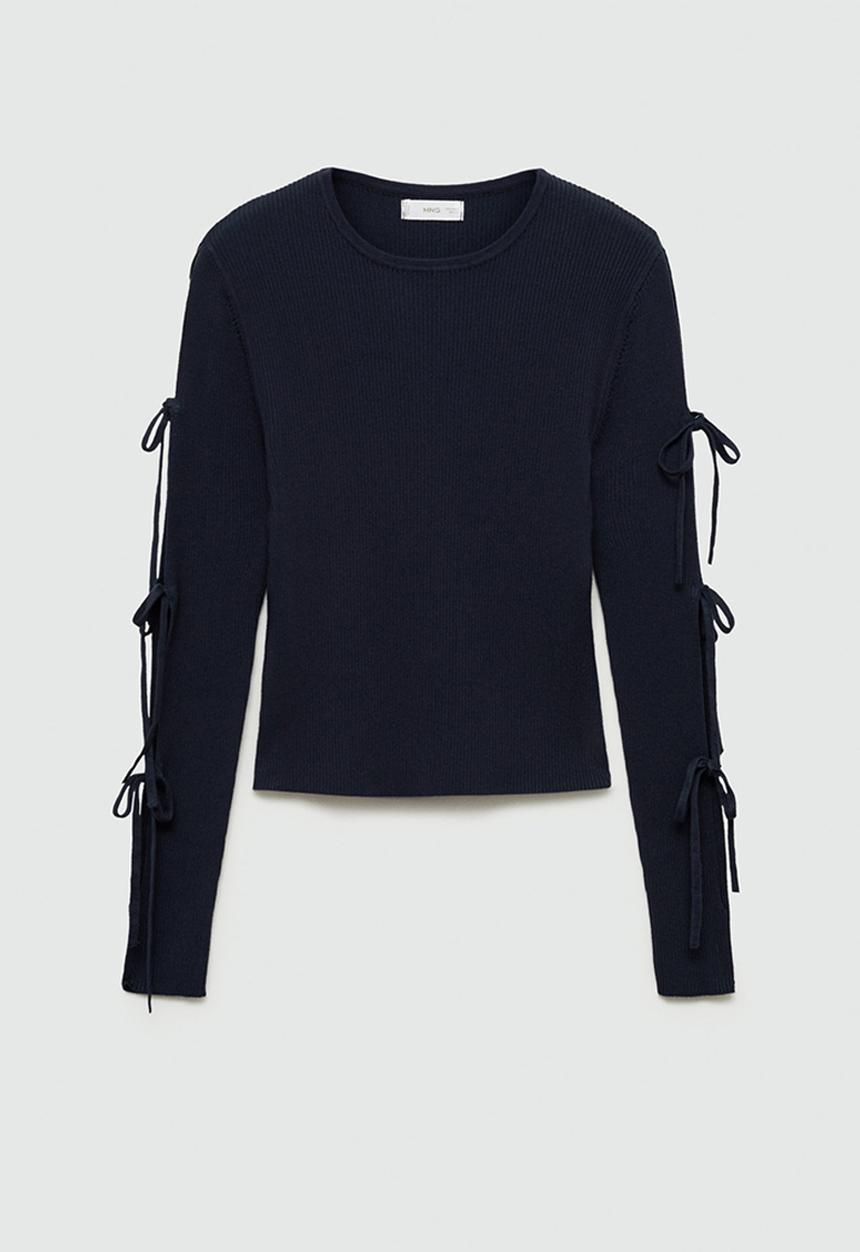 MANGO - Sweater lazos - navy