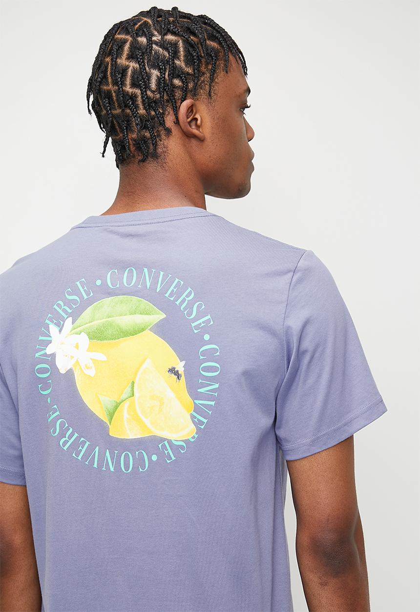 Converse - Fresh lemon tee - slate lilac