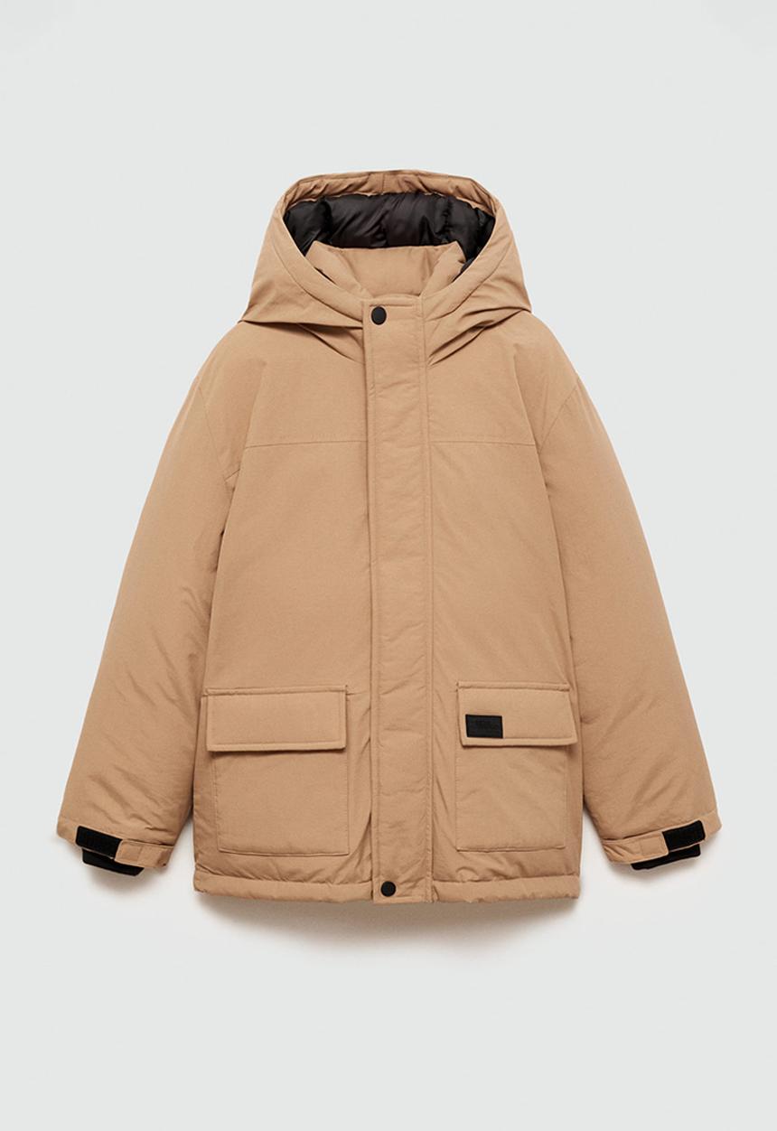 MANGO - Puffer coat charlie - light/pastel brown
