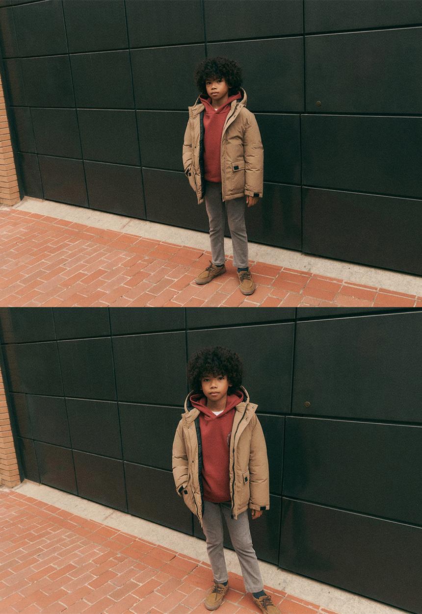 MANGO - Puffer coat charlie - light/pastel brown