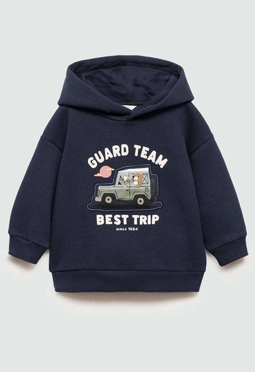 MANGO - Sweatshirt trip - navy