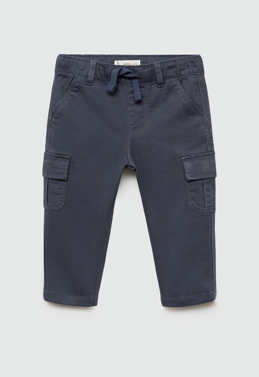 MANGO - Trousers nico - navy