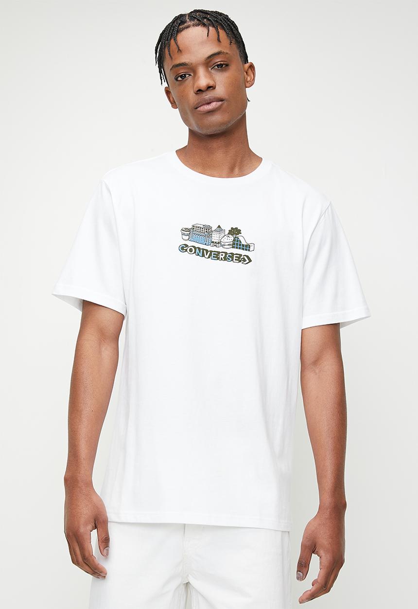 Converse - City Tour Graphic T-Shirt  - White