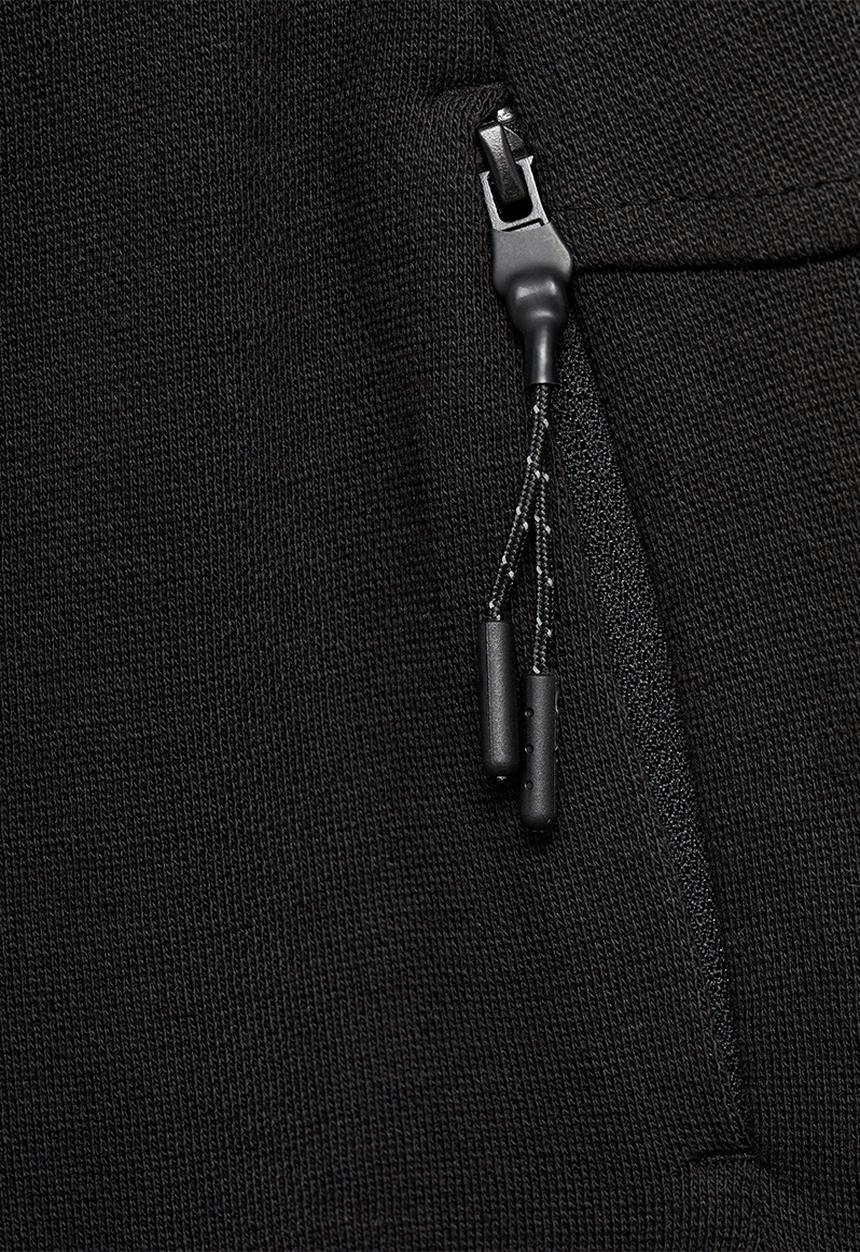 MANGO - Joggers zipset - black