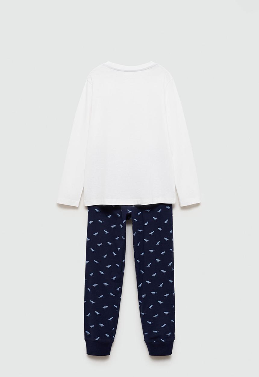 MANGO - Pyjama trex - navy & white