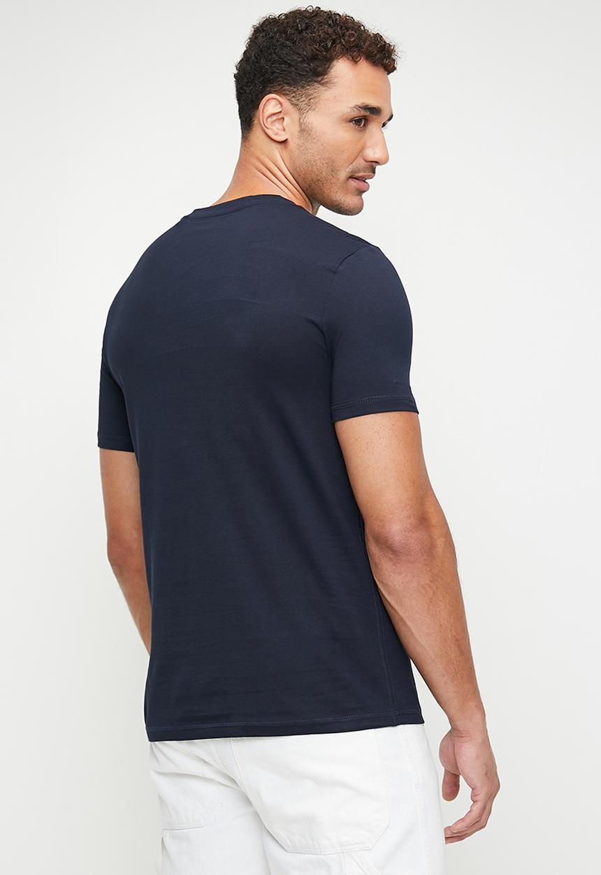GUESS - AIDY Cn Ss Tee - Smart Blue