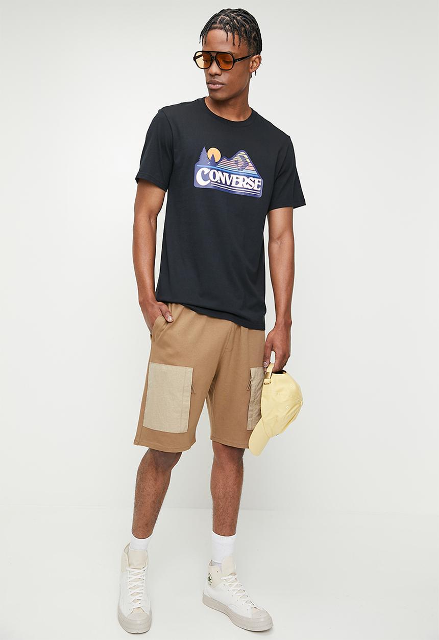 Converse - Knit 9" Shorts  - Hot Tea