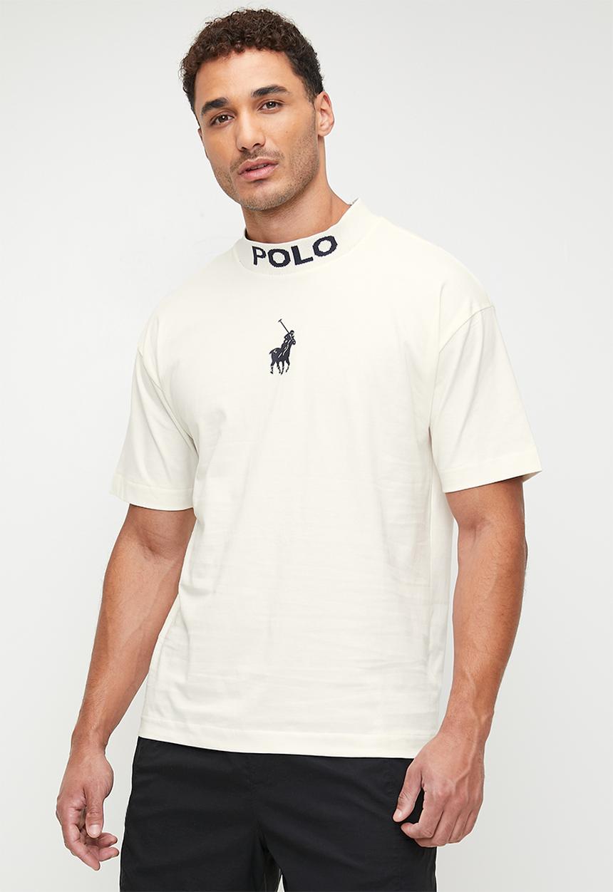 Jack Sport High Collar Ss Tee - White