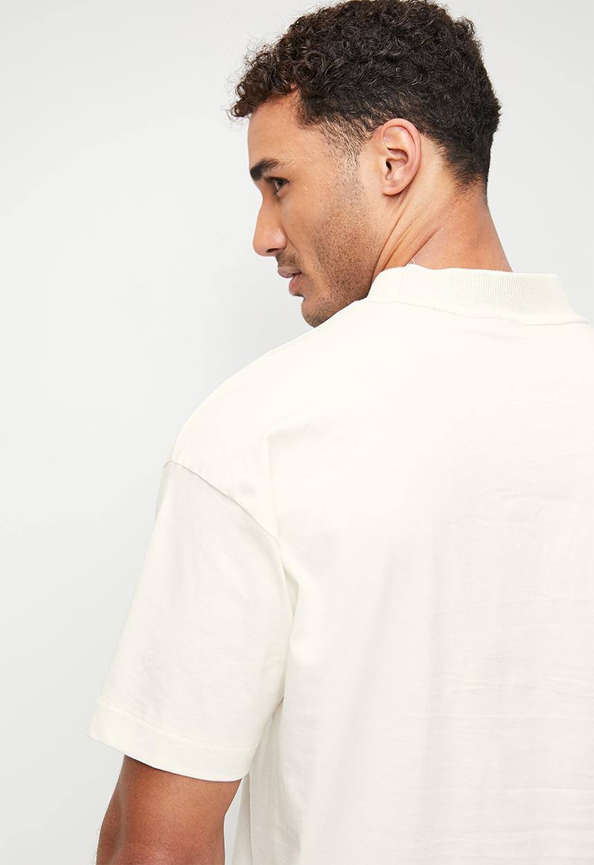 POLO - Jack Sport High Collar Short Sleeve Tee - White