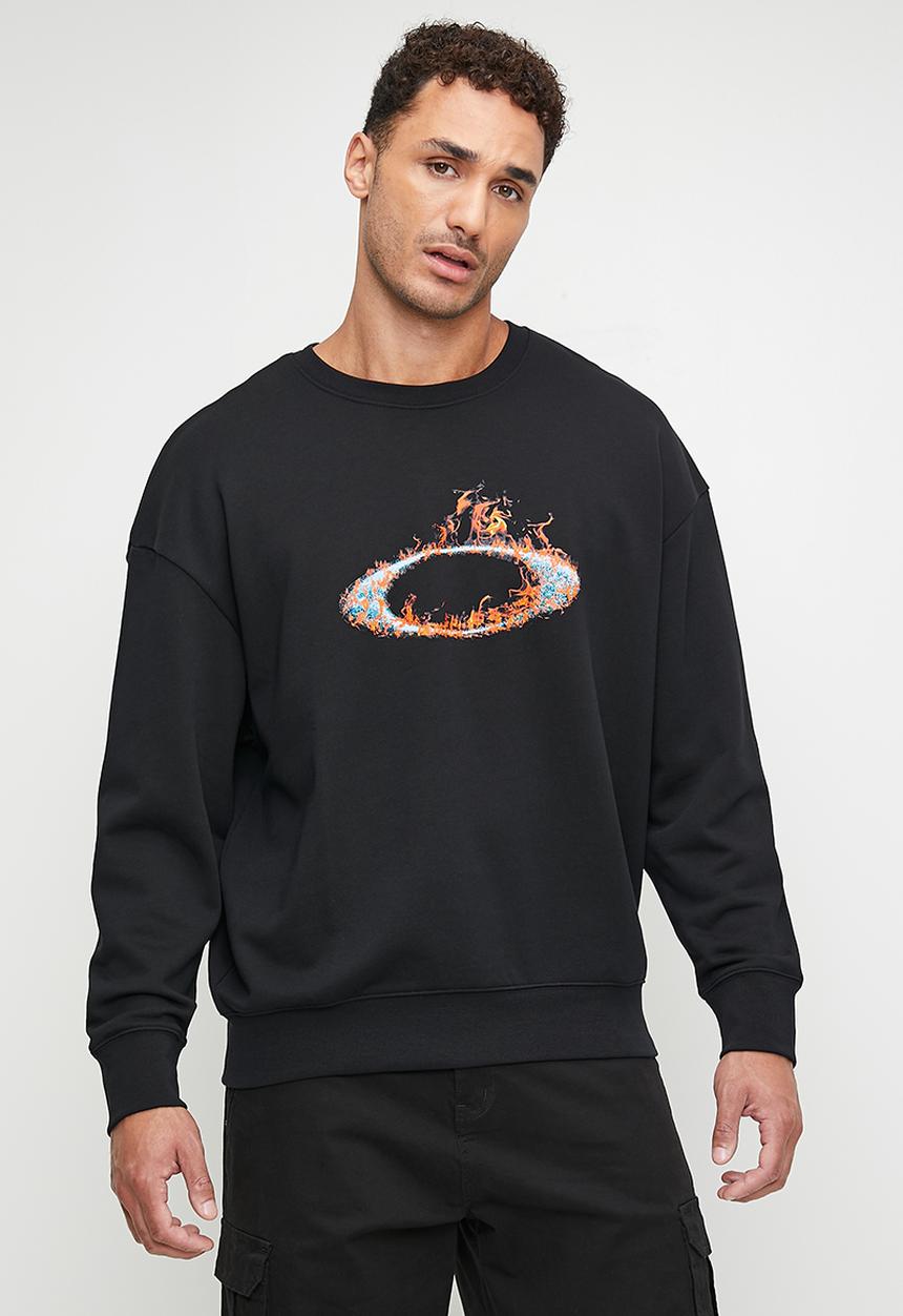 Oakley - Mtl solar rail crew sweatshirt - blackout