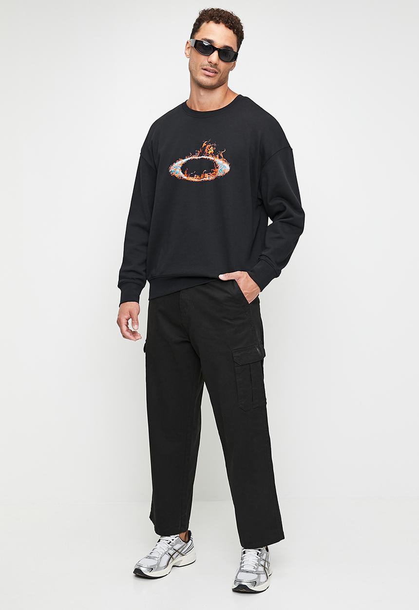 Oakley - Mtl solar rail crew sweatshirt - blackout
