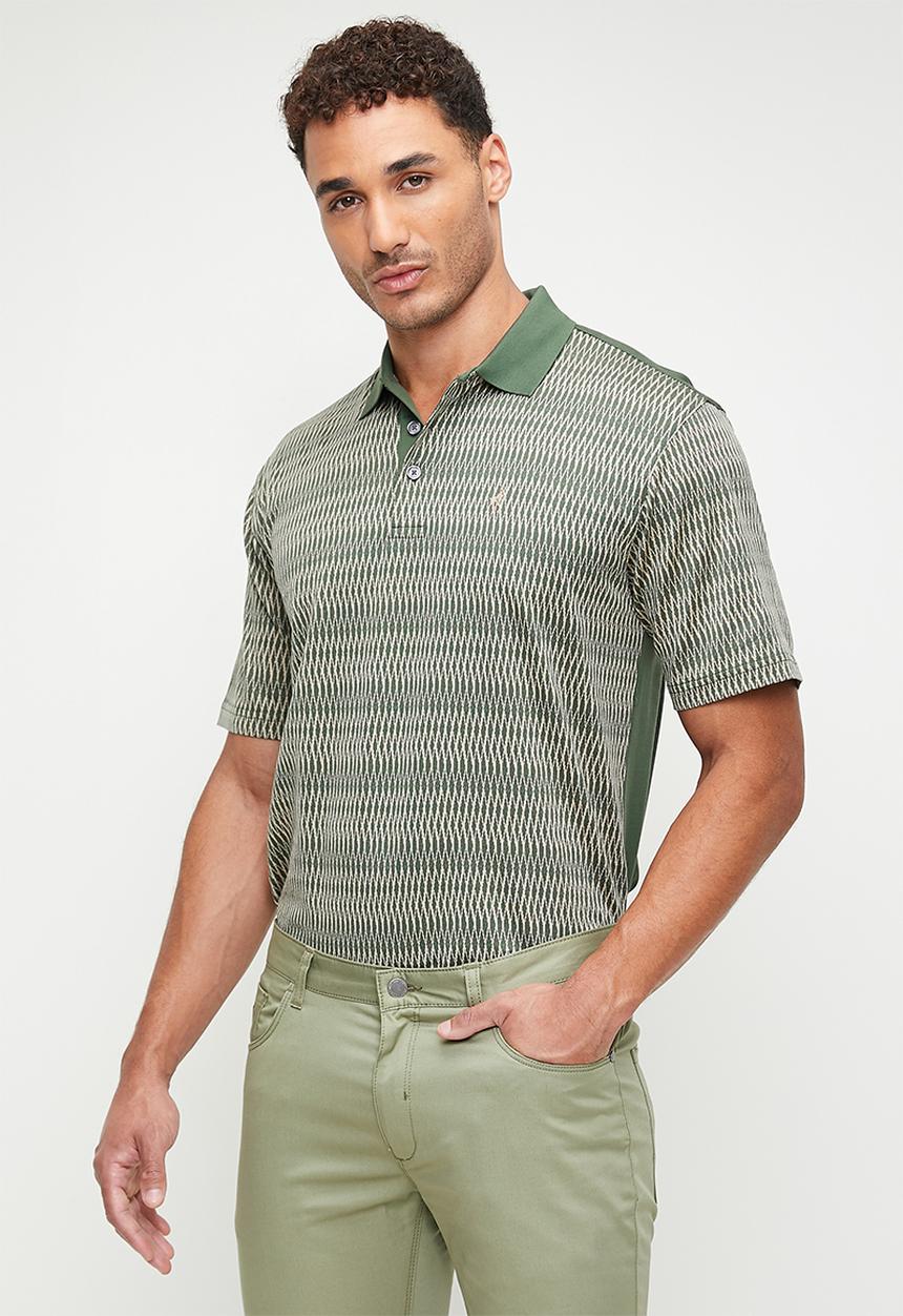 POLO - Darian Mercerised Short Sleeve Golfer - Green