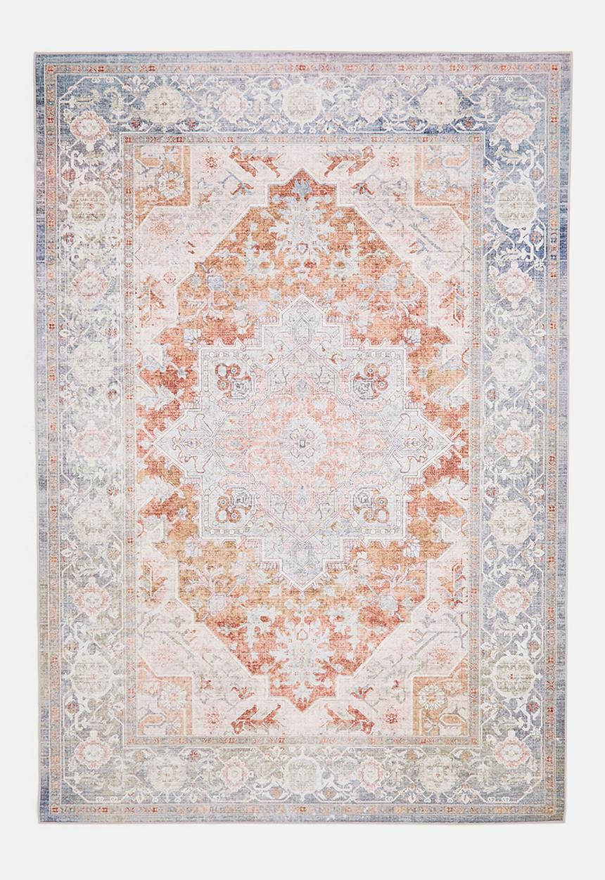 Sixth Floor - Brisbane Antique Emblem Rug - Spice