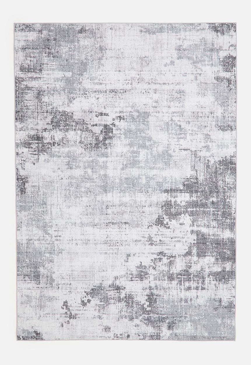 Brisbane Distressed Earth Rug - Grey