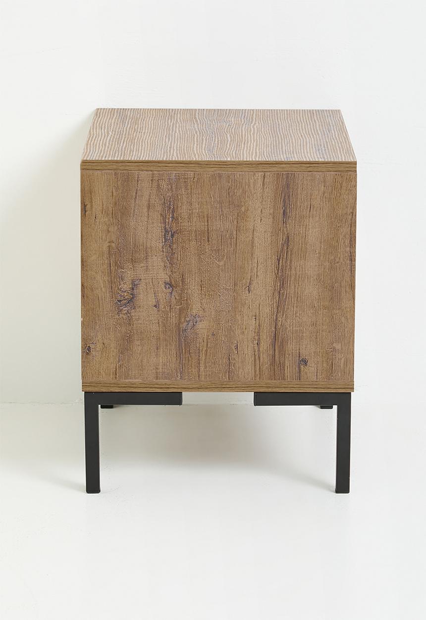 Me&Co - Carried bedside table- natural & white