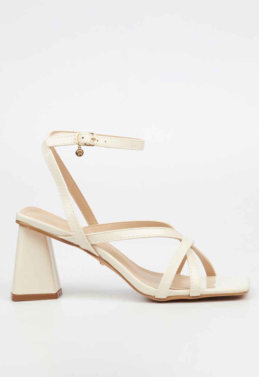 Miss Black - Kleo 1 block heel - beige