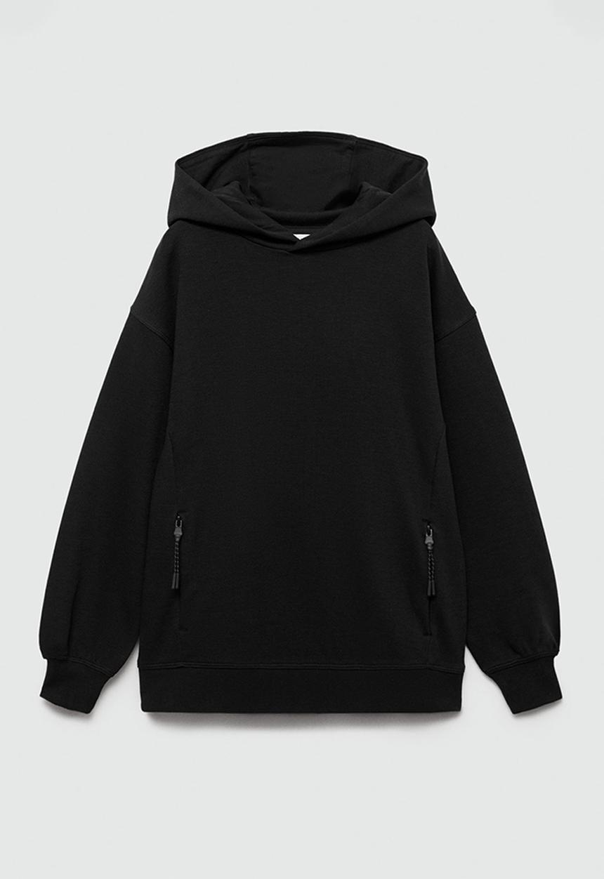 MANGO - Sweatshirt zipset - black