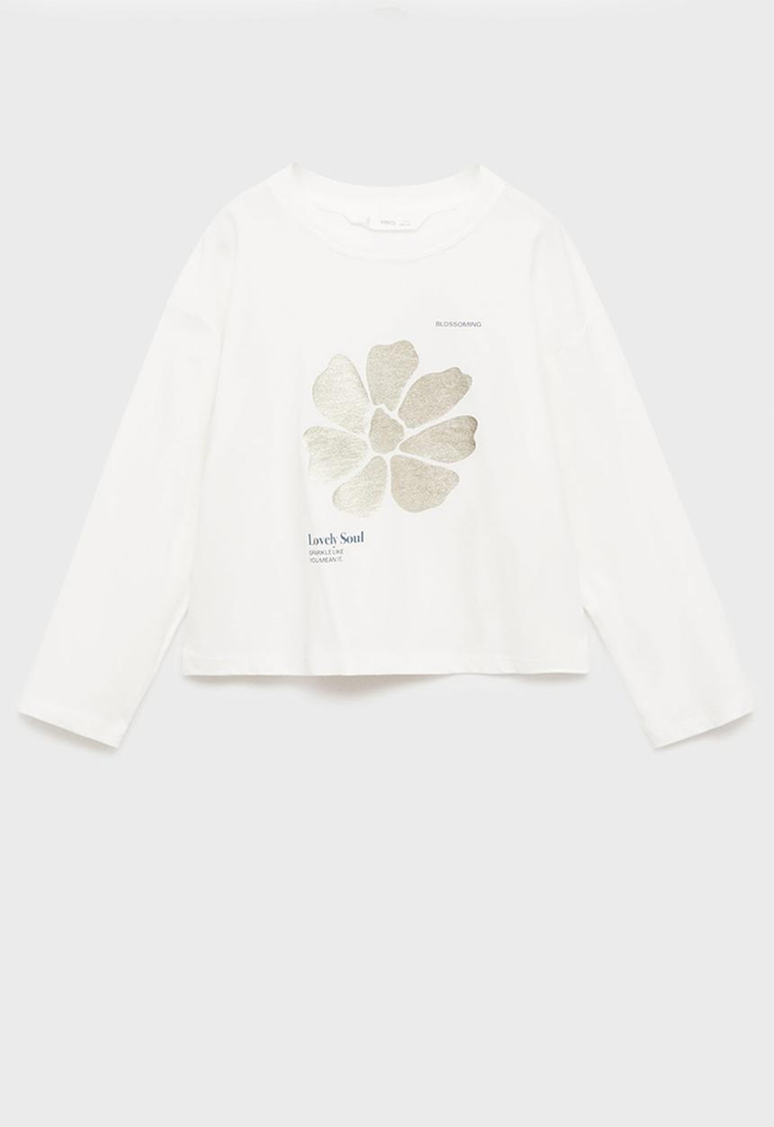 MANGO - T-shirt soul - natural
