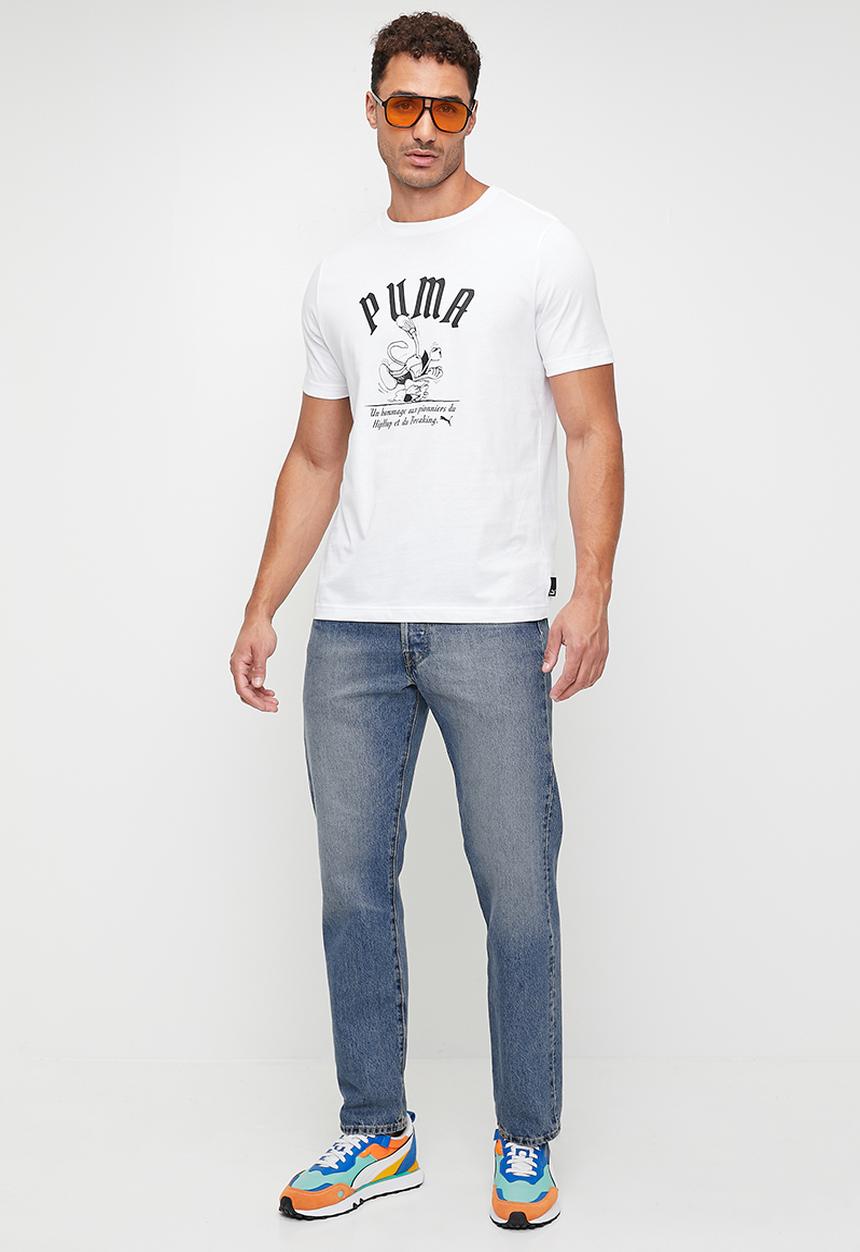 PUMA - Graphics super puma tee - puma white