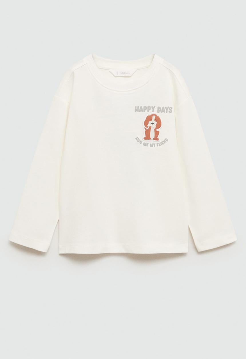MANGO - T-shirt hug - natural