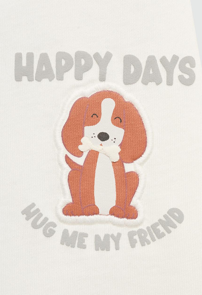 MANGO - T-shirt hug - natural