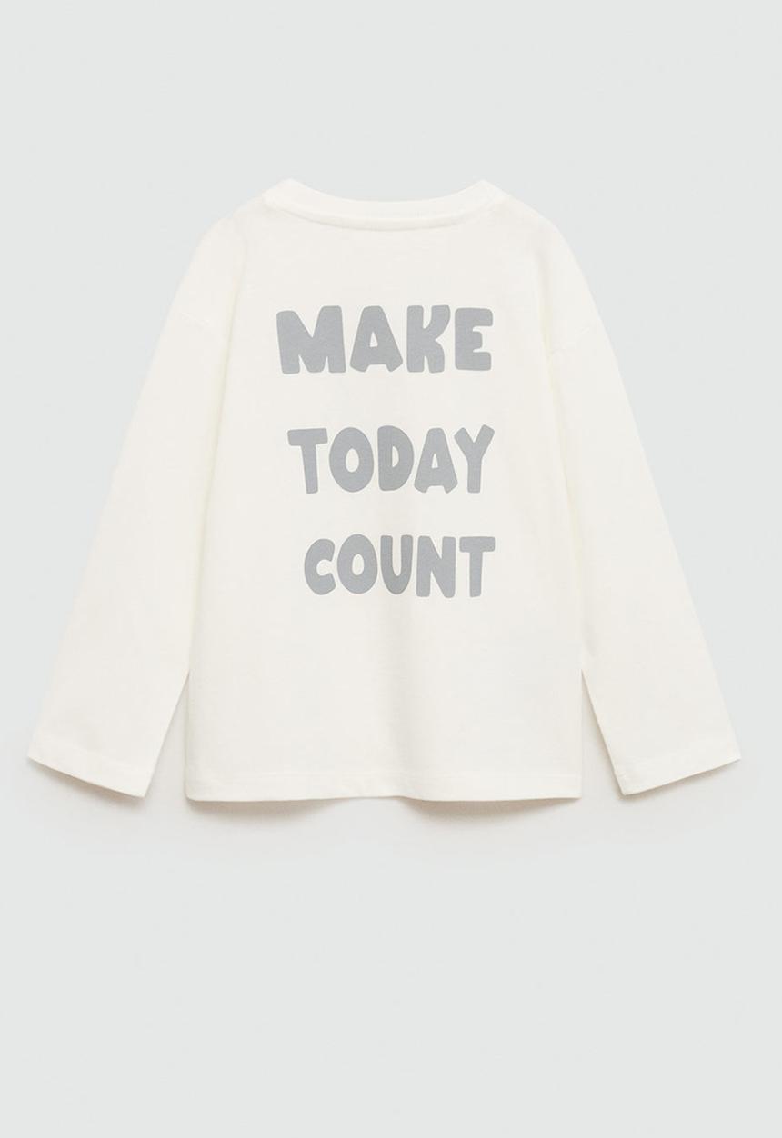 MANGO - T-shirt hug - natural