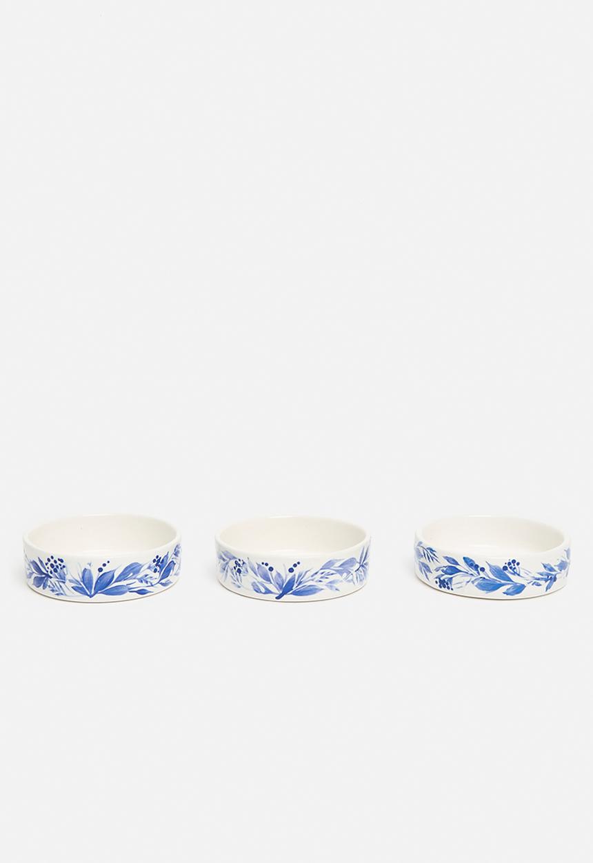 Urchin Art - Abi Tapas bowls set of 3 - Blue