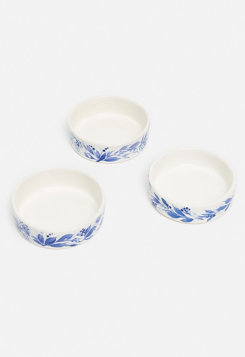 Urchin Art - Abi Tapas bowls set of 3 - Blue