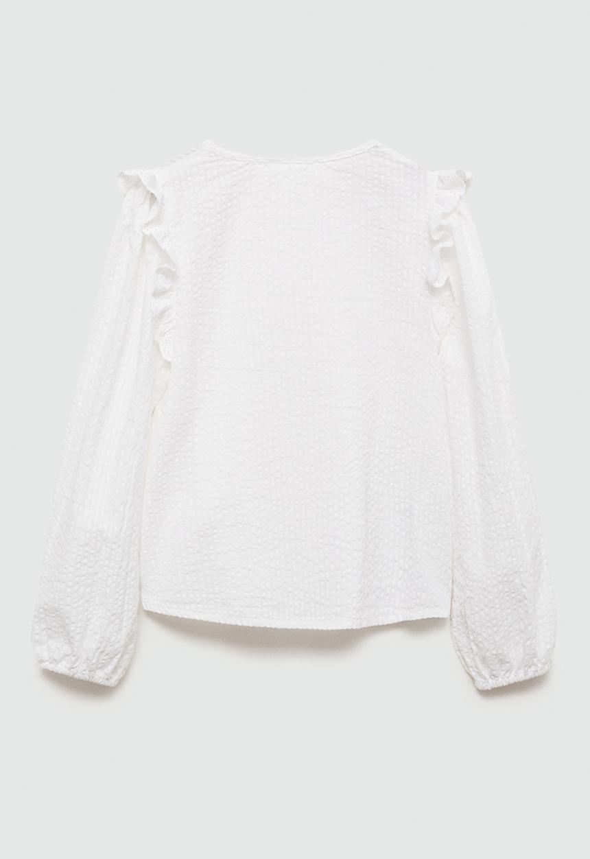 MANGO - Blouse lupe - light beige
