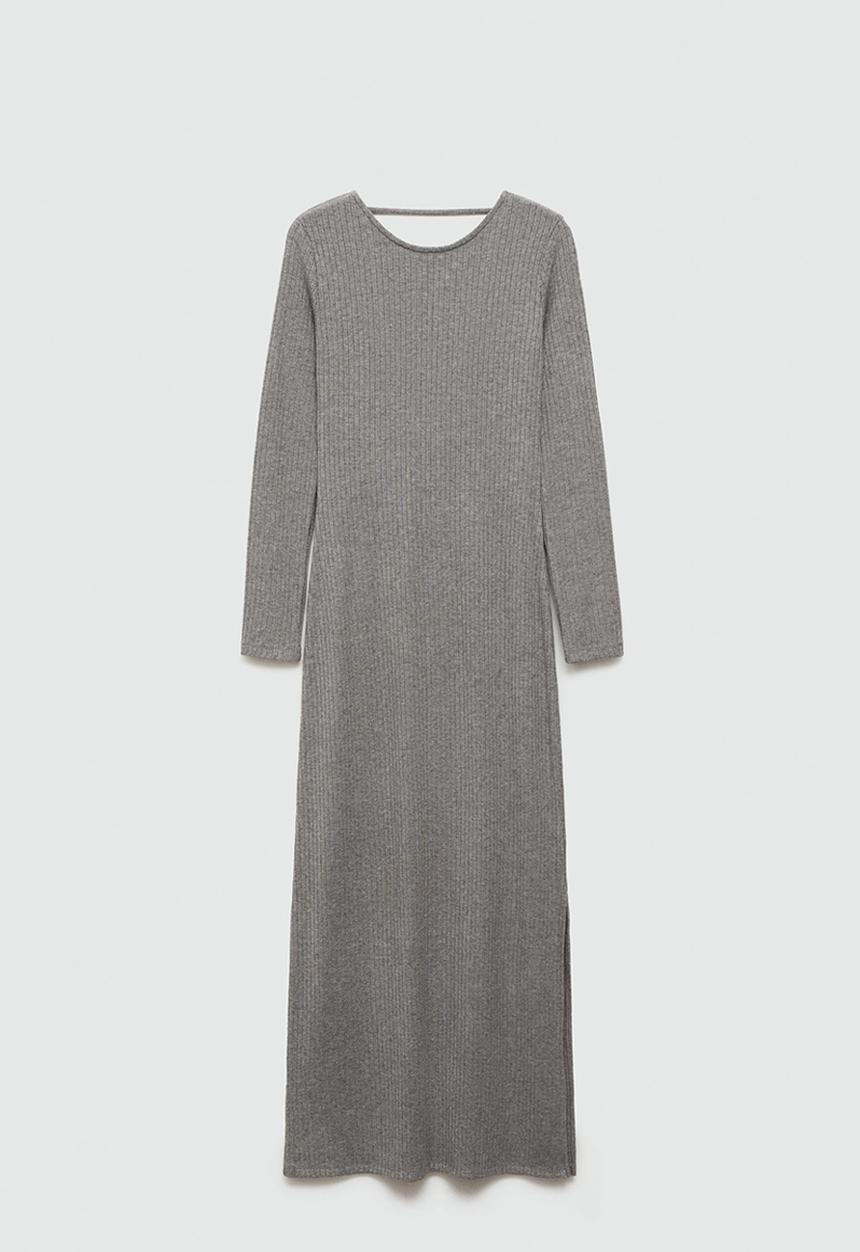 MANGO - Dress bindir - medium grey