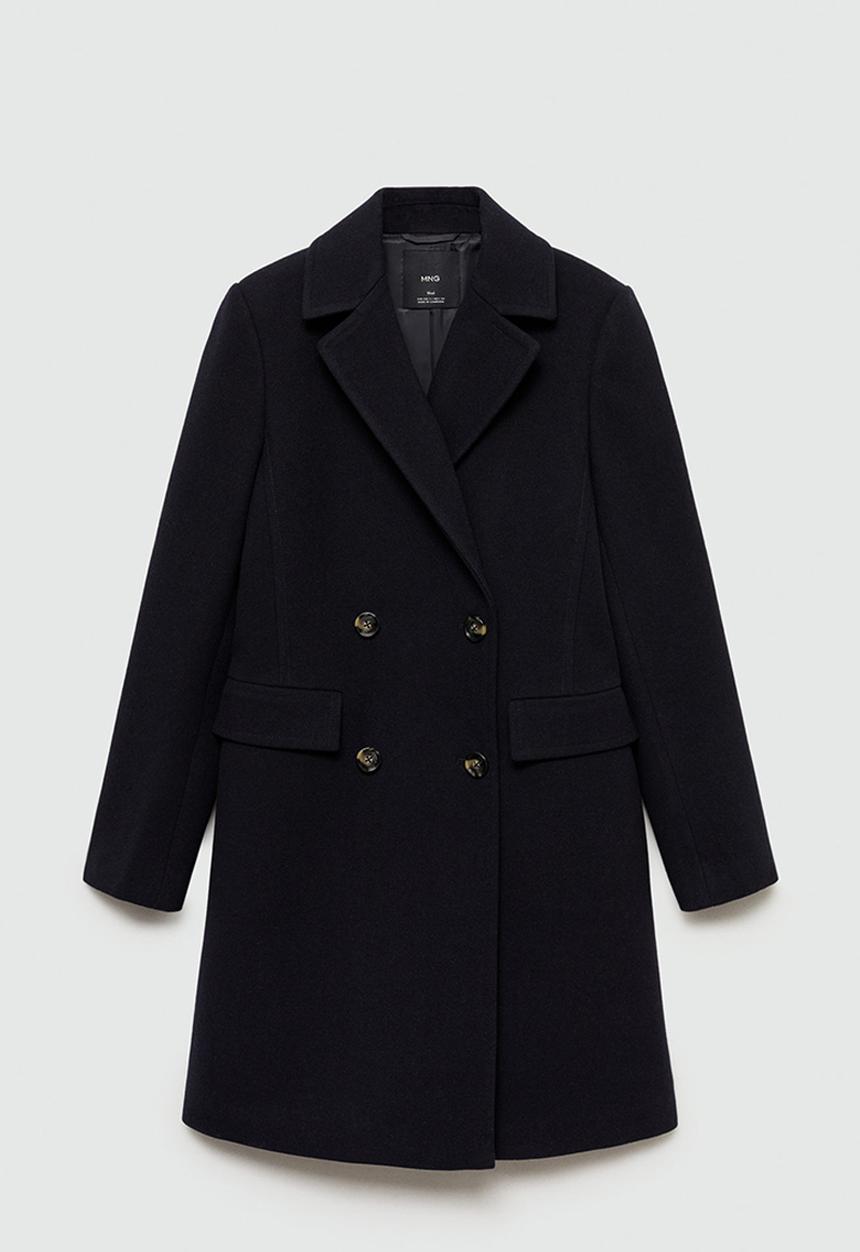 MANGO - Plus Coat Dali - Navy