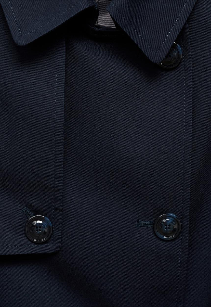 MANGO - Plus Trenchcoat Polana - Navy