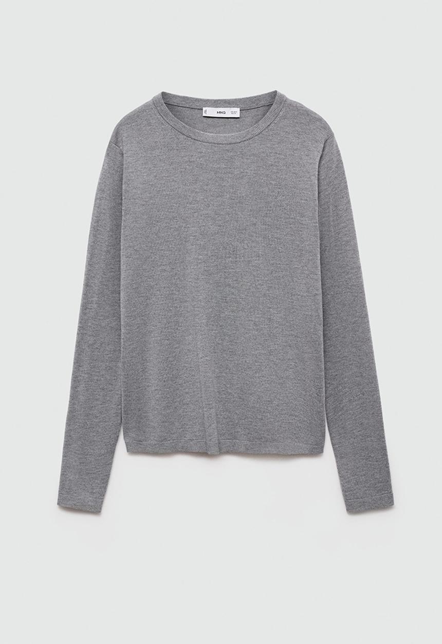 MANGO - Plus Sweater Lucca - Light/Pastel Gray
