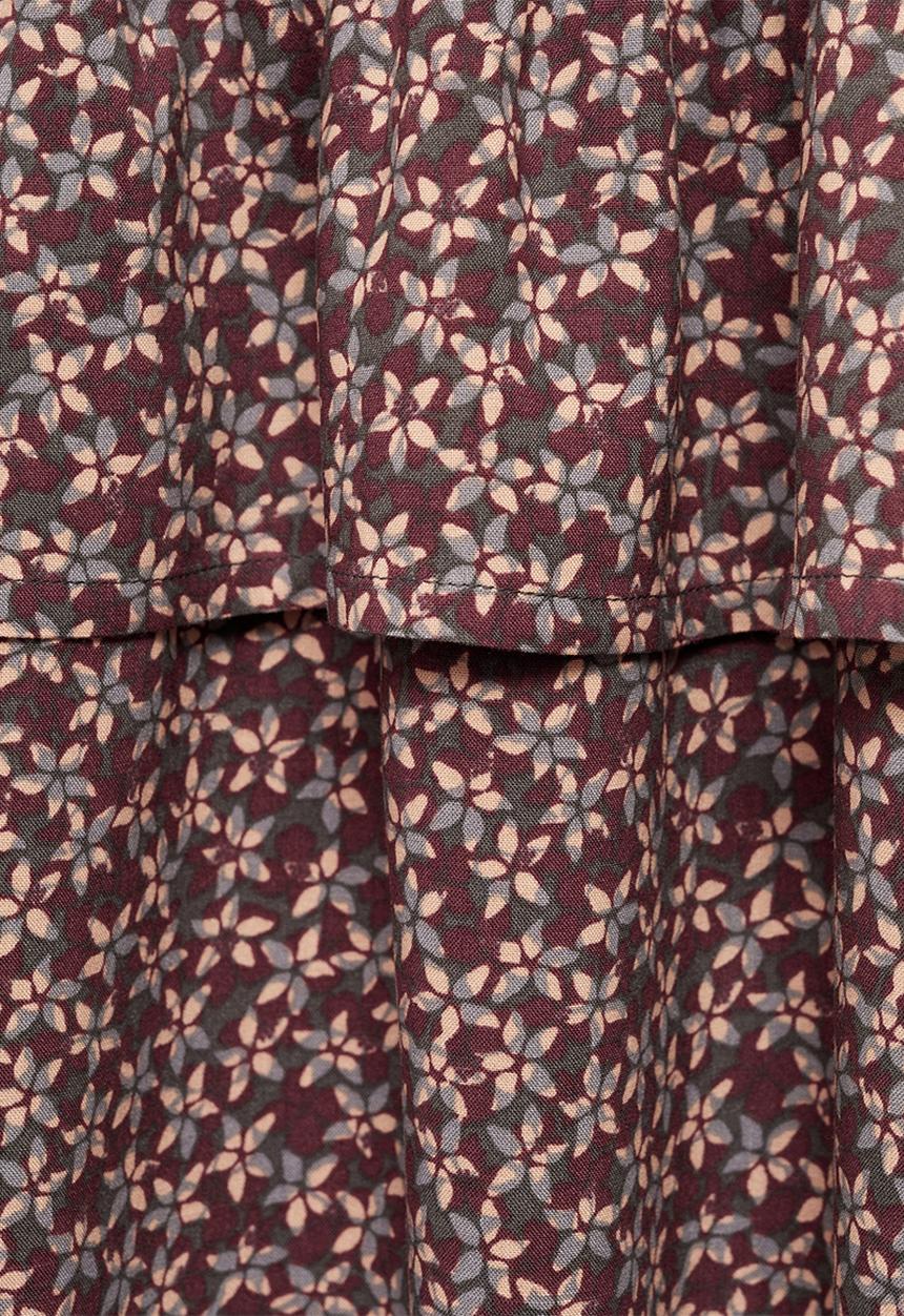 MANGO - Dress england - dark red
