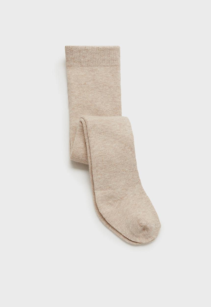 MANGO - Tights liso - light/pastel brown
