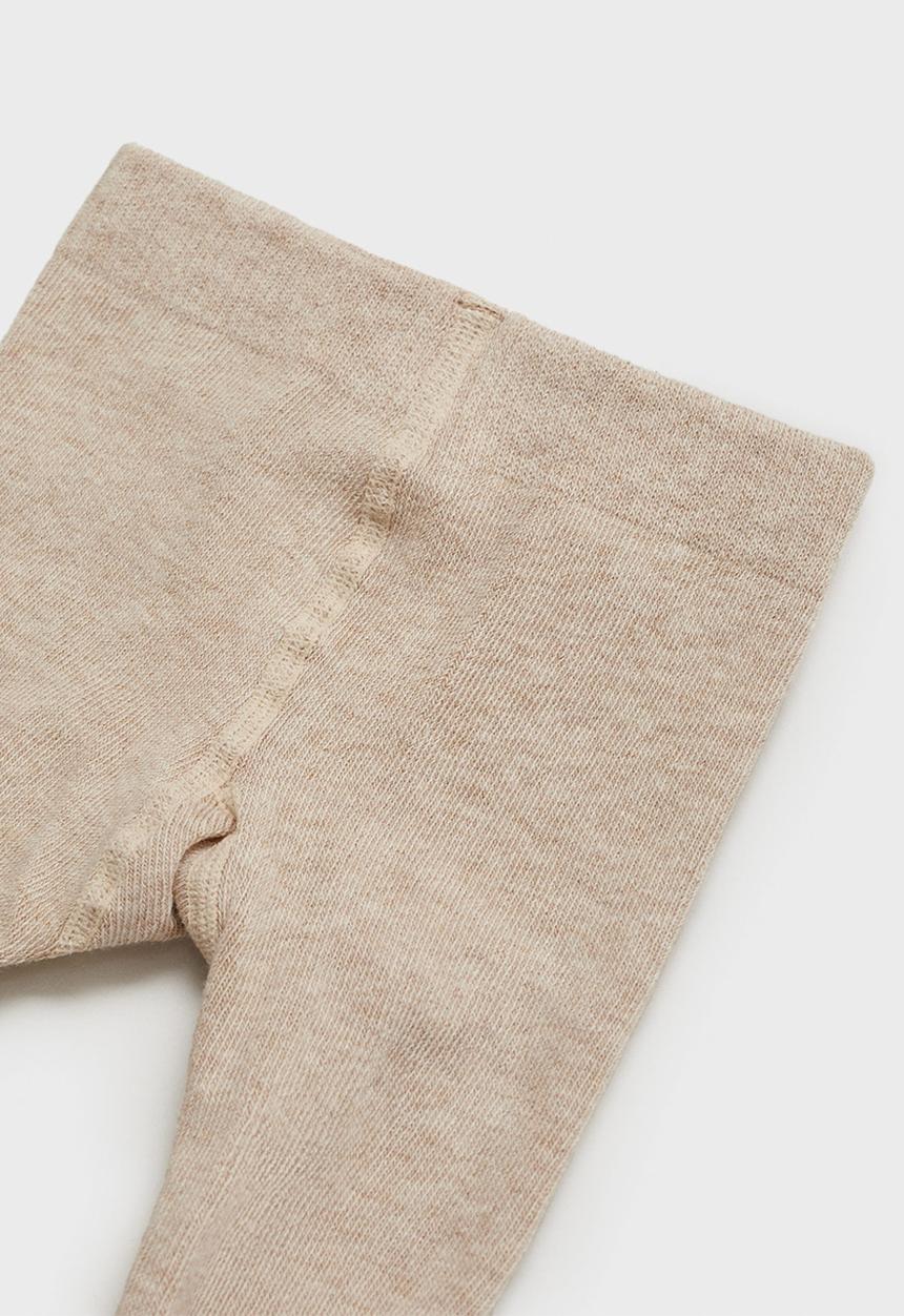 MANGO - Tights liso - light/pastel brown