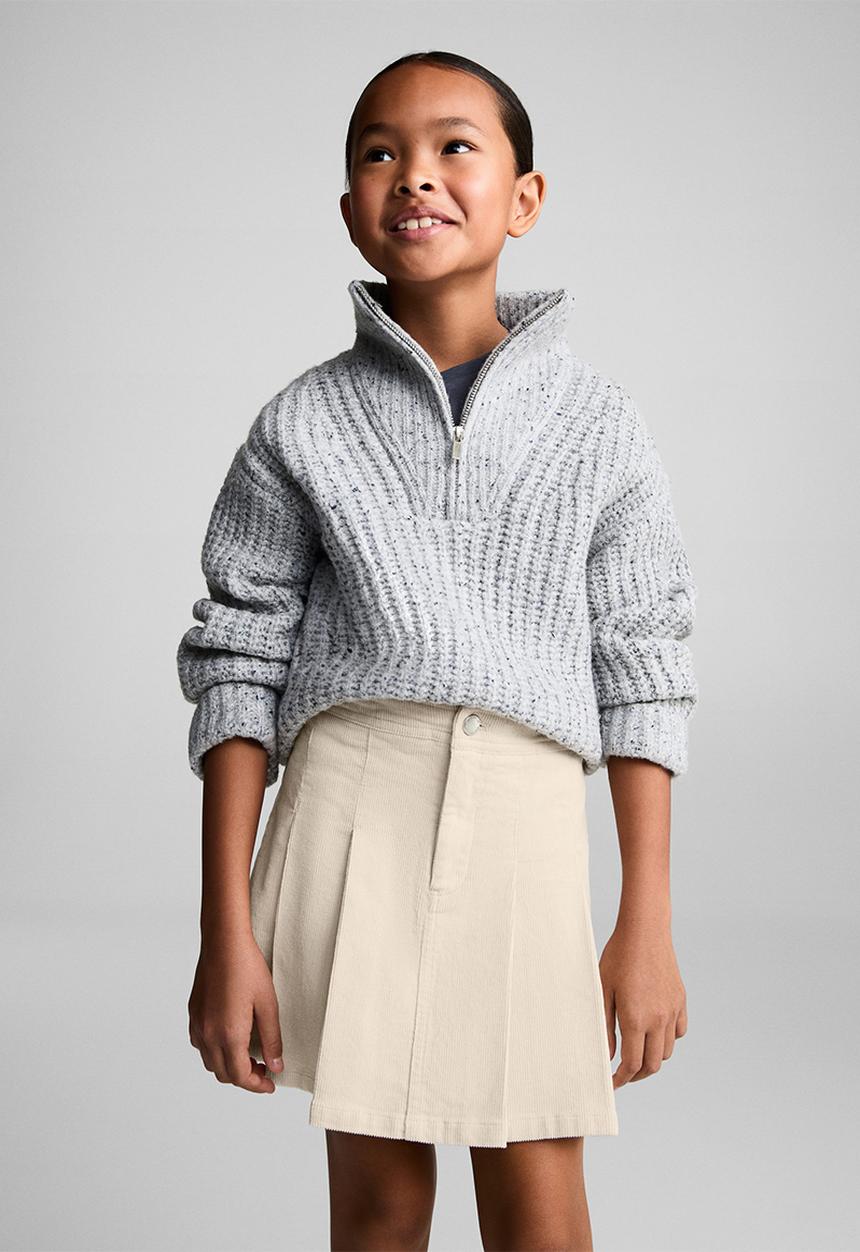 MANGO - Skirt lena - light beige
