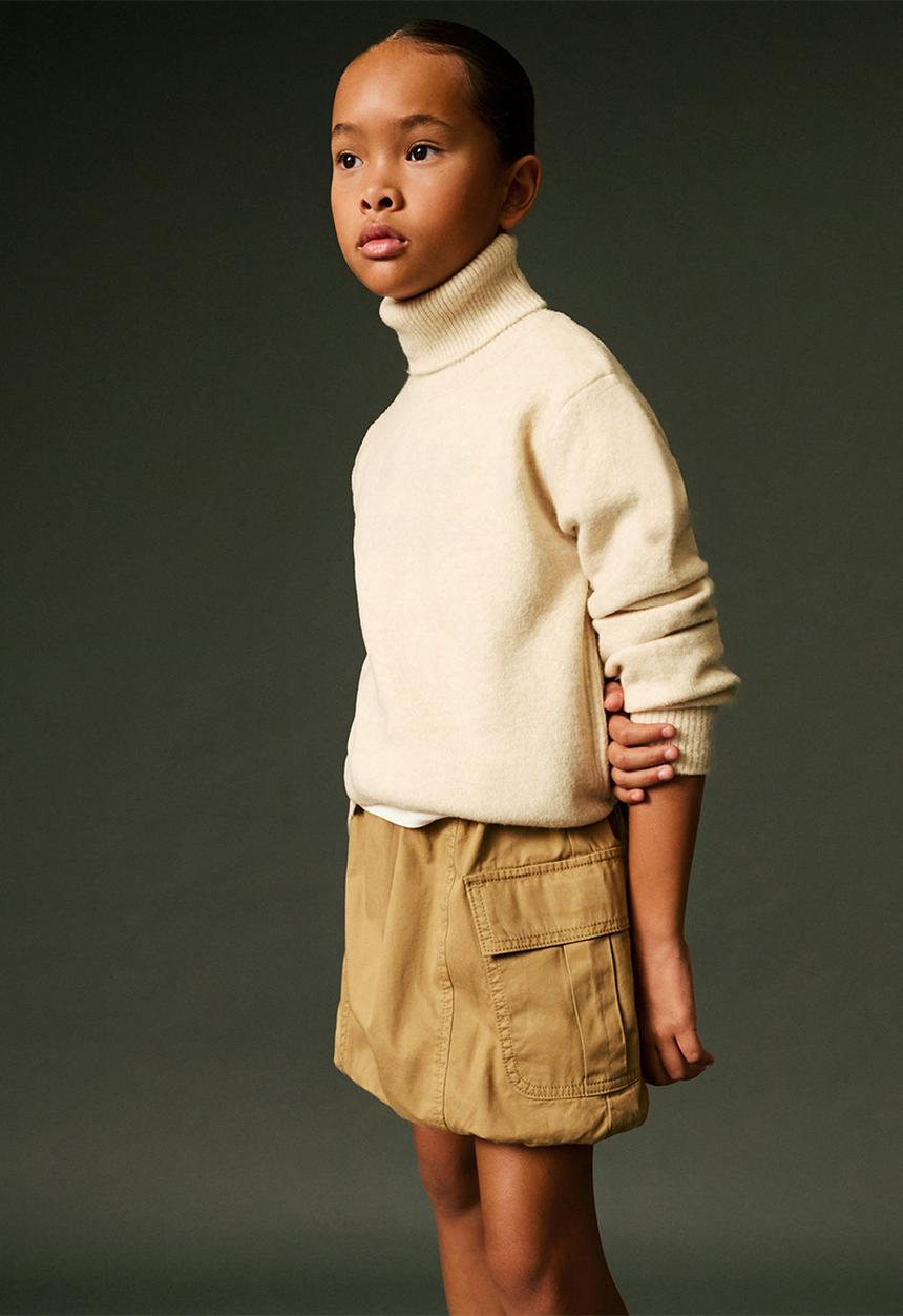 MANGO - Skirt itziar - medium brown