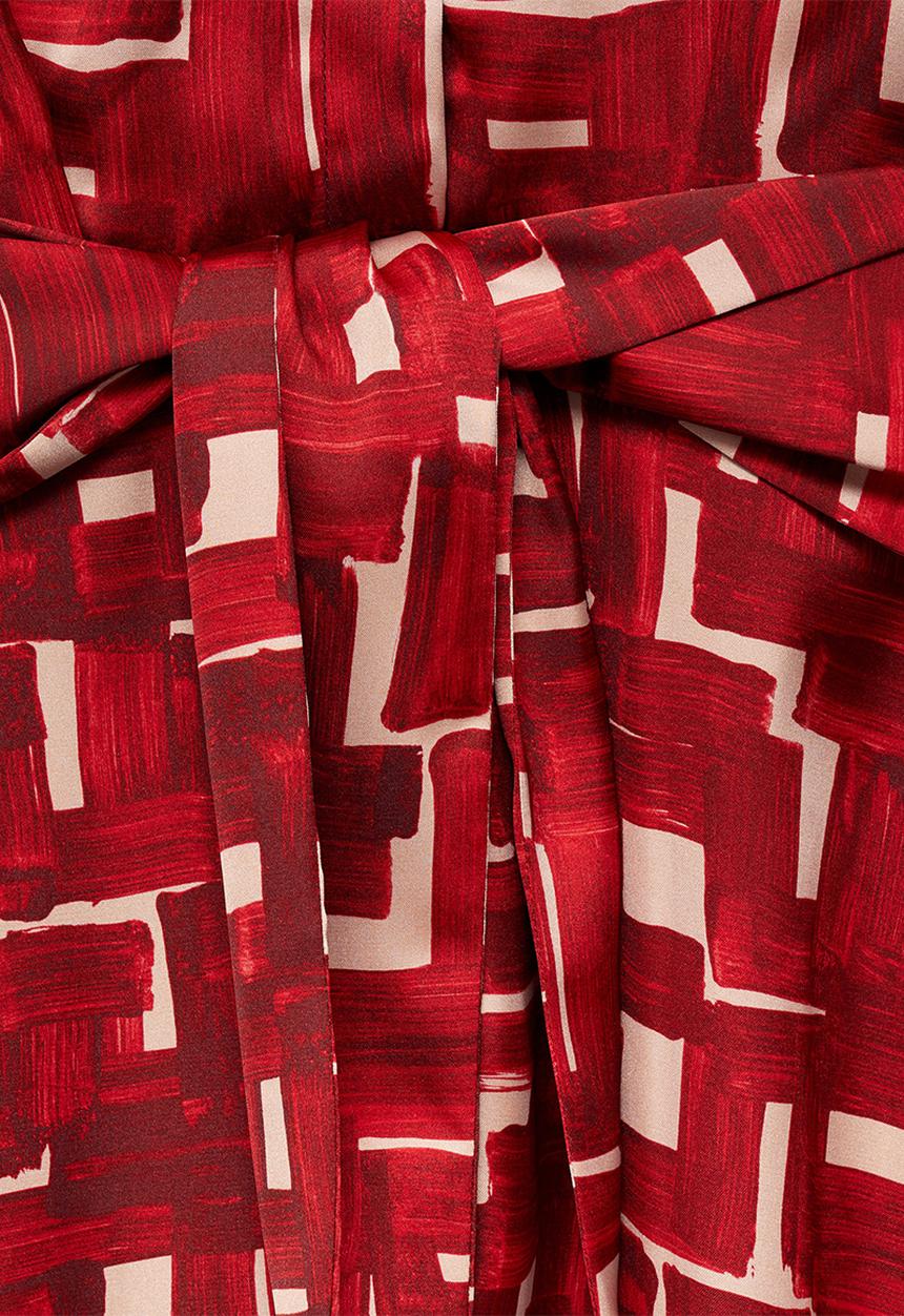 MANGO - Plus Dress Guillem - Dark Red