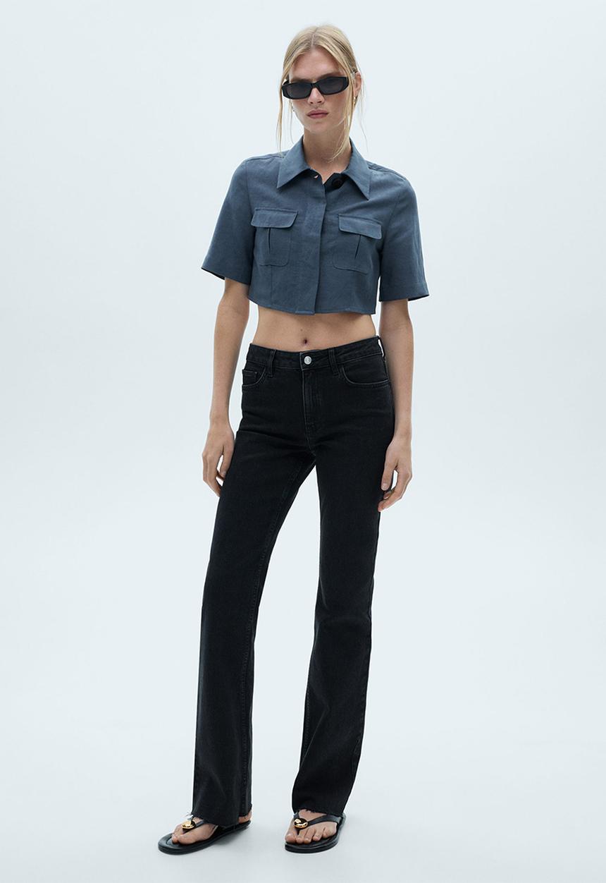 MANGO - Jeans Fiona - Black