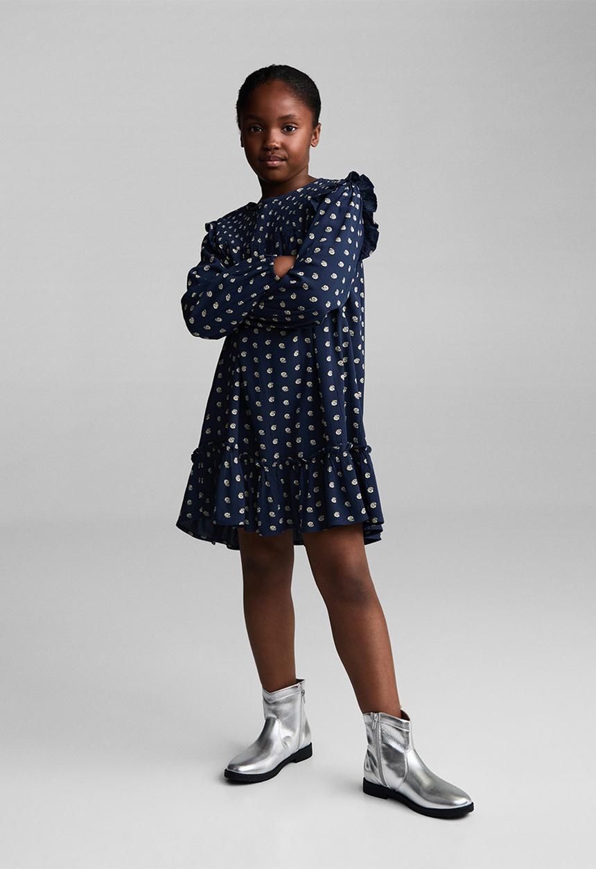MANGO - Dress isa - navy