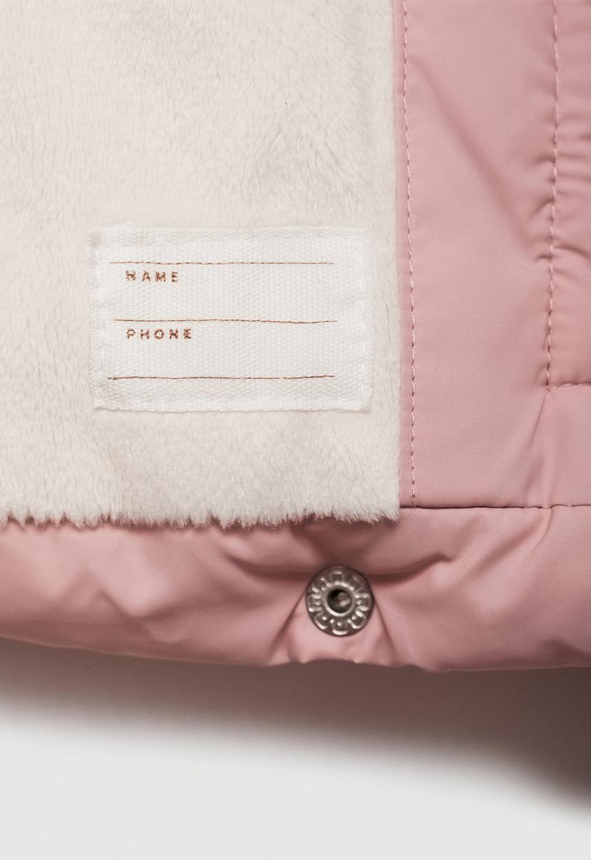 MANGO - Anorak joyce - light pastel pink