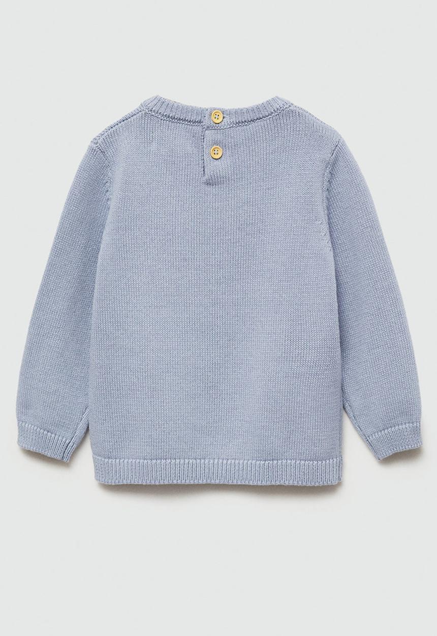 MANGO - Sweater mauro7 - light/pastel blue