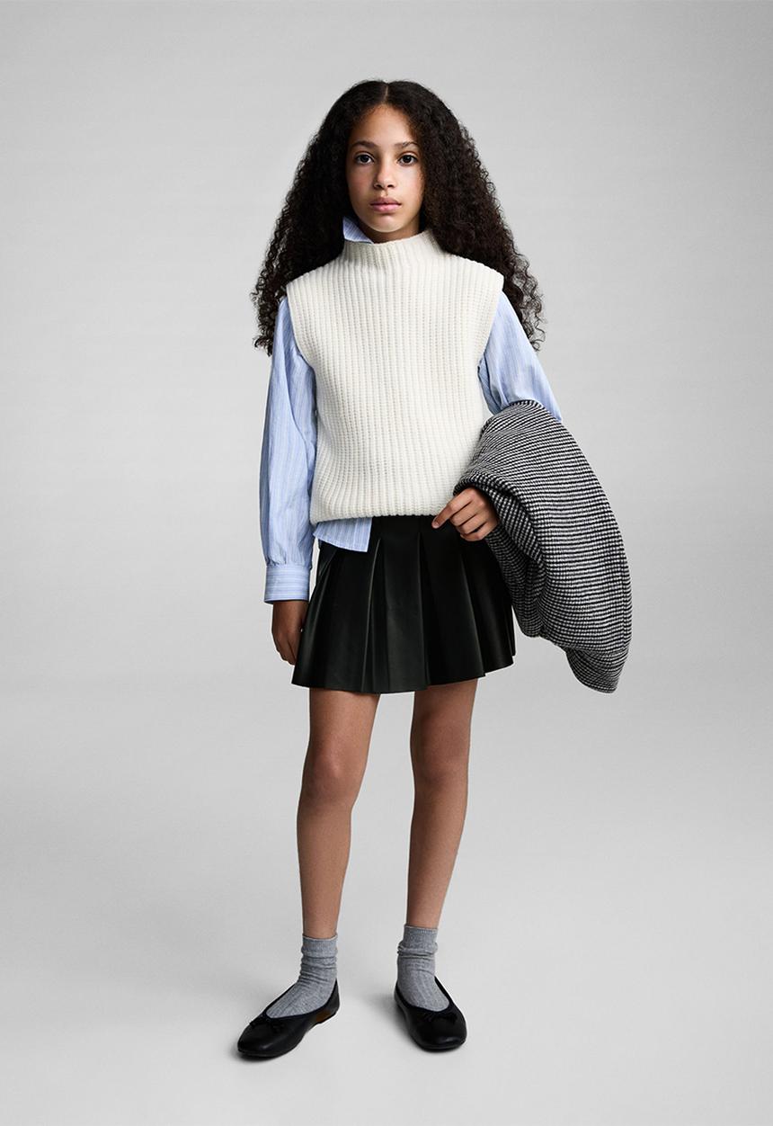 MANGO - Skirt paz - black